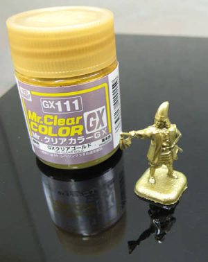 สีมิสเตอร์ฮอบบี้ GX111 CLEAR GOLD 18ML (Metallic)