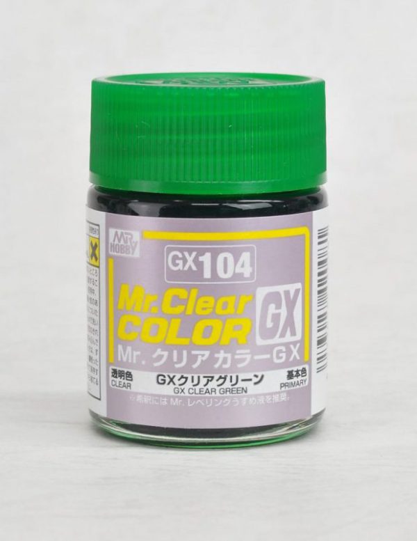 สีมิสเตอร์ฮอบบี้ GX104 CLEAR GREEN 18ML