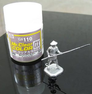 สีมิสเตอร์ฮอบบี้ GX110 CLEAR SILVER 18ML (Metallic)