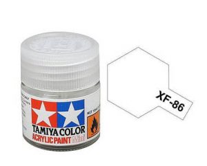 สีสูตรน้ำ TAMIYA XF86 Flat Clear