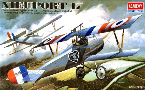 โมเดลเครื่องบิน นิเออปอร์ท Academy Nieuport 17
