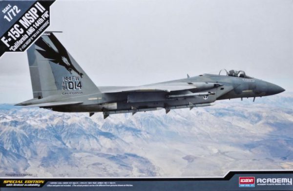 โมเดลเครื่องบิน Academy F-15C Eagle California Ang 144th FW 1/72