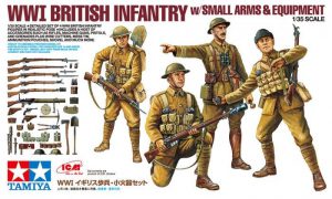 โมเดลฟิกเกอร์ทหารอังกฤษ WWI British Infantry & Equipment 1/35