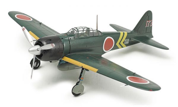 โมเดลเครื่องบินซีโร่ A6M3 3a Zero Fighter Model 22 1/72