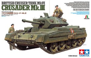 โมเดลรถถัง BRITISH CRUISER TANK Mk.VI CRUSADER Mk.III 1/35