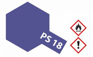 สีสเปรย์ PS-18 Metallic Violett Polycarbonat