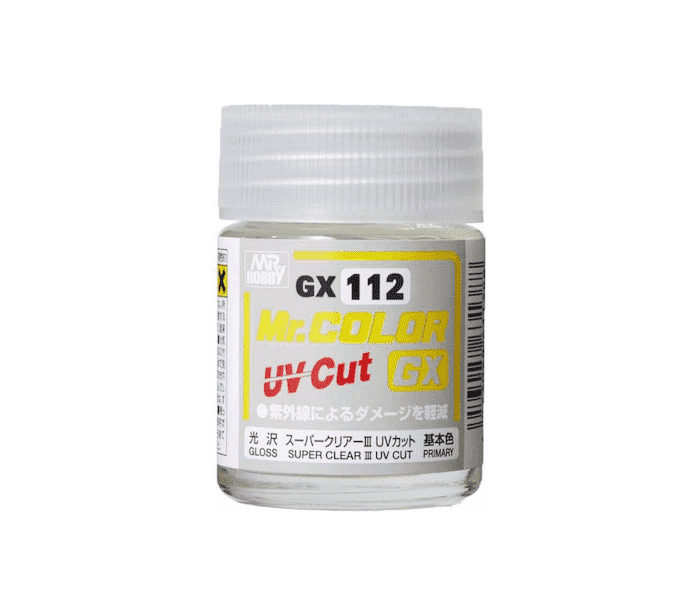 สีเคลียร์กันยูวีชนิดขวด GX112 UV CUT GLOSS ( เงา )
