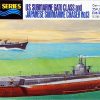 โมเดลเรือดำน้ำ TAMIYA 31903 US SUBMARINE GATO CLASS & JAPANESE CHASER NO.13 1/700