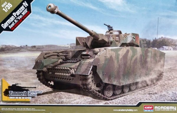 โมเดลรถถังแพนเซอร์ German Panzer IV Ausf.H Ver.MID 1/35