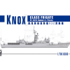 โมเดลเรือพิฆาตอเมริกัน KNOX CLASS FRIGATES 1/700