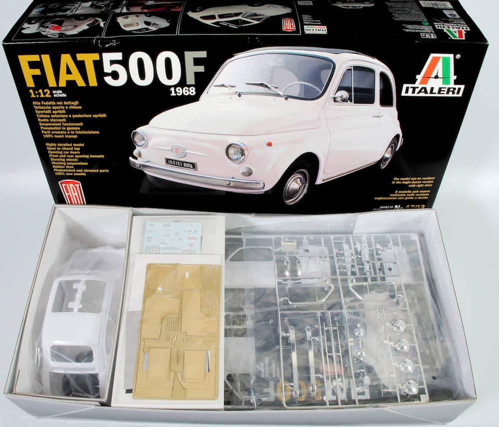 โมเดลรถเฟียต FIAT 500F 1968 ( 1/12 )
