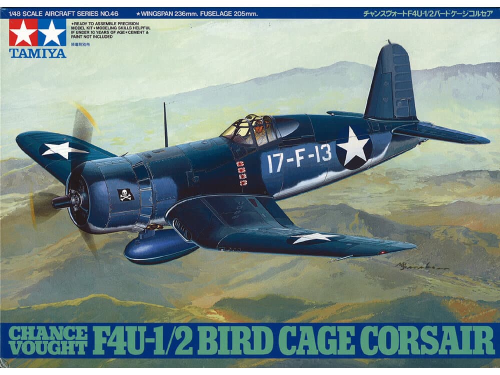 โมเดลเครื่องบิน C.V.F4U-1/2 BIRD CAGE CORSAIR 1/48