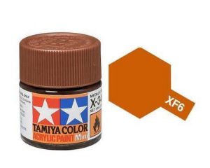 สีสูตรน้ำ TAMIYA XF-6 COPPER (สนิม)