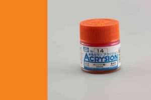 สีสูตรน้ำ Acrysion N14 orange