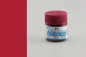 สีสูตรน้ำ Acrysion N43 wine red