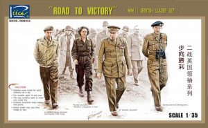 โมเดลฟิกเกอร์ WWII British Leader Set (Road to Victory)