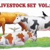 โมเดลสัตว์โลกน่ารัก Livestock Set Vol.2
