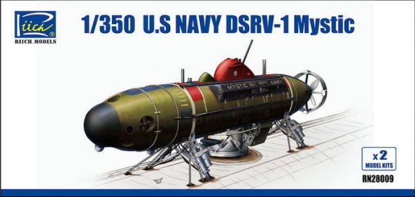 โมเดลยานพาหนะช่วยชีวิตน้ำลึก U.S.Navy Deep DSRV-1 Mystic