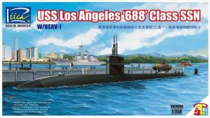 โมเดลเรือดำน้ำ USS Los Angeles “688” Class SSN w/DSRV-1 (3in1) 1/350