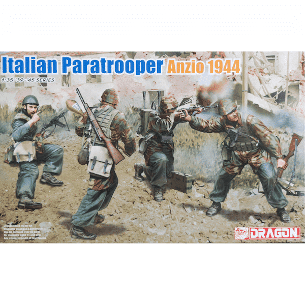 โมเดลฟิกเกอร์ดราก้อน ITALIAN PARATROOPER ANZIO 1944 1/35