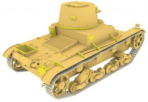 โมเดลรถถัง Vickers 6-Ton light tank Alt B Early Production (รูปลอกไทย)