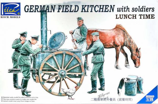 โมเดลประกอบ German Field Kitchen Scenery