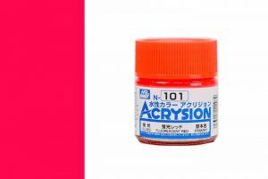 สีสูตรน้ำ Acrysion N101 FLUORESCENT RED