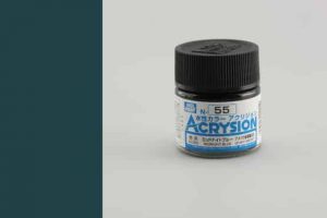 สีสูตรน้ำ Acrysion N55 midnight Blue