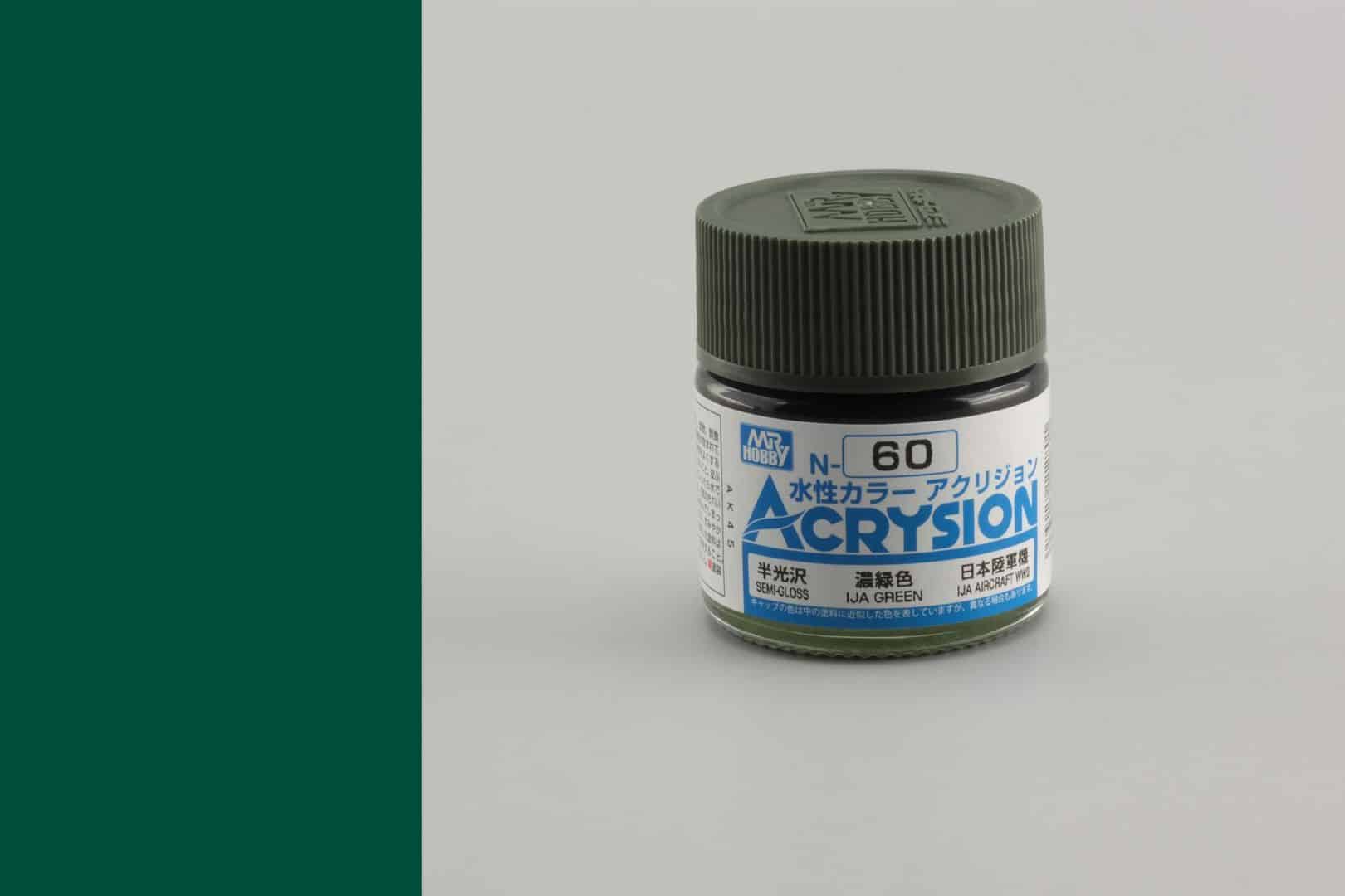 สีสูตรน้ำ Acrysion N60 IJA green