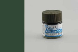 สีสูตรน้ำ Acrysion N78 olive drab (2)