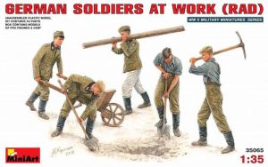 โมเดลฟิกเกอร์ GERMAN SOLDIERS AT WORK (RAD) 1:35