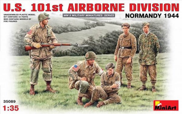 โมเดลฟิกเกอร์ U.S. 101st AIRBORNE DIVISION (NORMANDY 1944) 1:35