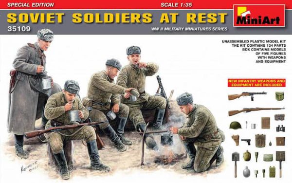 โมเดลฟิกเกอร์ SOVIET SOLDIERS AT REST. SPECIAL EDITION 1:35