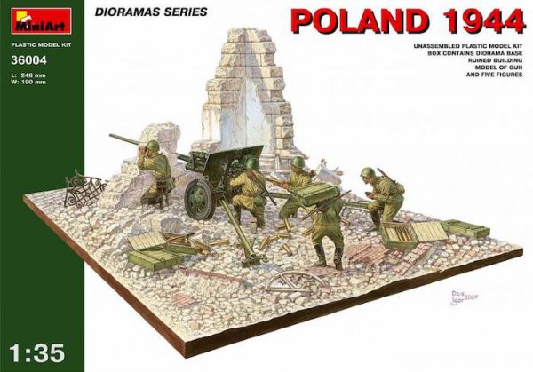 โมเดลฉากและทหารฟิกเกอร์ POLAND 1944 1:35