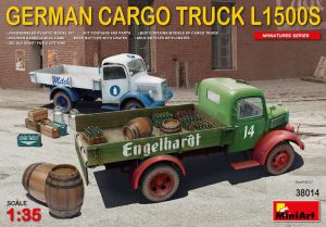 โมเดลรถบรรทุก GERMAN CARGO TRUCK L1500S 1:35