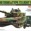 โมเดลรถถัง JGSDF Type90 Tank & Type73 Light Truck Set 1/35