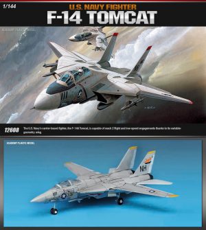 โมเดลเครื่องบิน ACADEMY AC12608 F-14 TOMCAT (1/144)