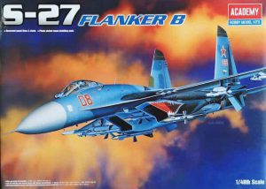 โมเดลเครื่องบิน Academy 12270 SU-27 FLANKER B 1/48