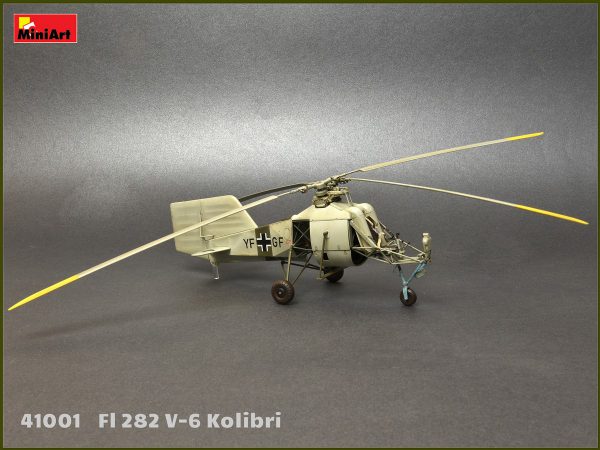 Kit contains 185 parts for assembling models of helicopter Fl 282 V-6 KOLIBRI in 1/35 scale. HIGHLY DETAILED MODEL TOTAL PARTS COUNT OF 185 173 PLASTIC PARTS 12 PHOTOETCHED PARTS DECAL SHEETS FOR 4 VARIANTS