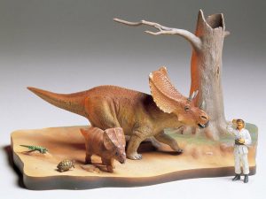 โมเดลไดโนเสาร์ TAMIYA TA60101 CHASMOSAURUS DIORAMA SET 1/35