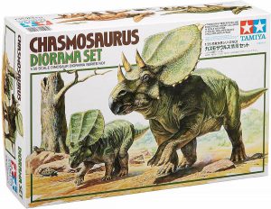 โมเดลไดโนเสาร์ TAMIYA TA60101 CHASMOSAURUS DIORAMA SET 1/35