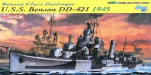 โมเดลเรือรบ Dragon DGM1032 USS Benson DD-421 1945 1/350