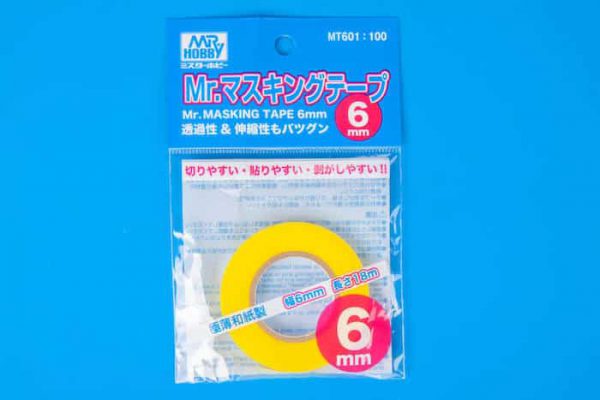 เทปบังพ่นคุณภาพ MT601 mr.masking tape 6mm