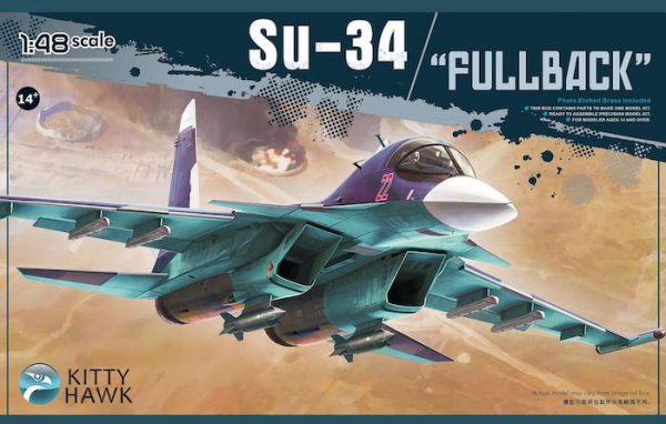 โมเดลเครื่องบินซุคฮอย KH80141 Sukhoi Su-34 Fullback 1/48