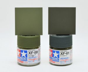 สีสูตรน้ำ TAMIYA XF89 Drak Green 2