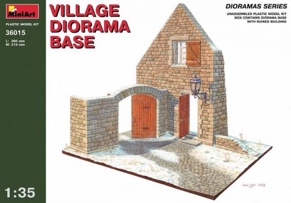 โมเดลฉากจำลอง MiniArt MI36015 Village Diorama Base 1/35
