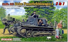 โมเดลรถถัง Dragon DR6222 Pz.Kpfw.I Ausf.B Panzerbefehlswagen 1/35