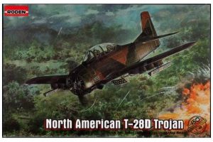 โมเดลเครื่องบิน Roden North American T-28D Trojan Two-Seater 1/48