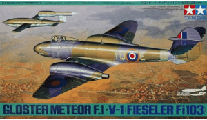 โมเดลเครื่องบิน TAMIYA TA61065 Gloster Meteor F.1 V-1 FieselerI Fi103 1/48