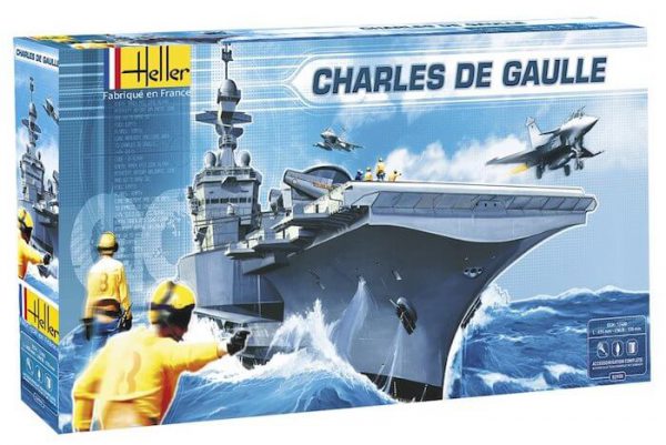 โมเดลเรือรบ Heller HL52905 Maquette Bateaux Charles de Gaulle 1/400